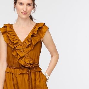 J.Crew Ruffle Front Maxi Dress